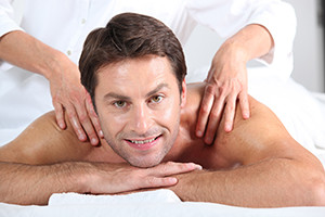 man having a massage